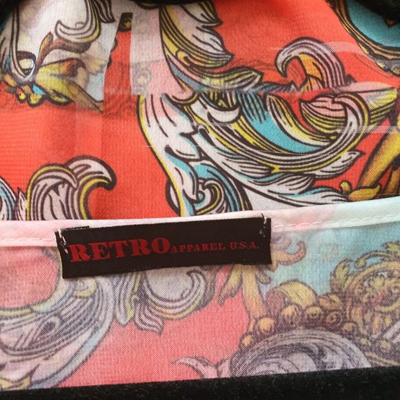 Retro Apparel Tunic Top Blouse - Picture 7 of 8